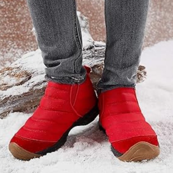 Women Snow Boots Warm Ankle Booties Anti-Slip Waterproof - Picture 6 of 12